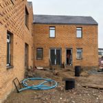 Residential Houses during the build